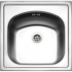 Maidtec Inset 1B Ένθετος Νεροχύτης 44x44cm Inox Σατινέ 101042401